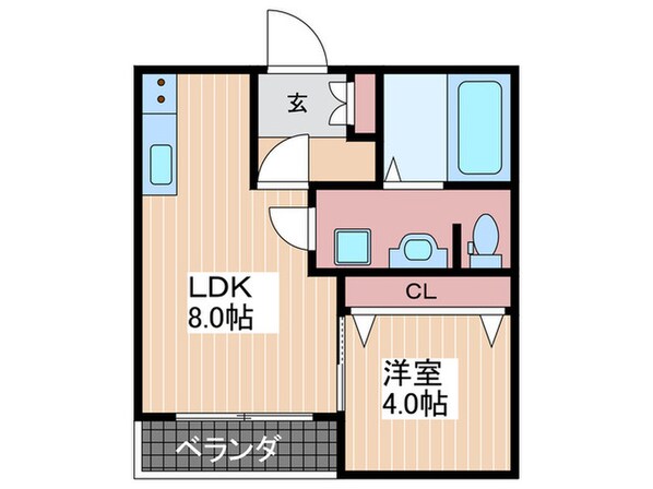 WISTERIAⅡの物件間取画像